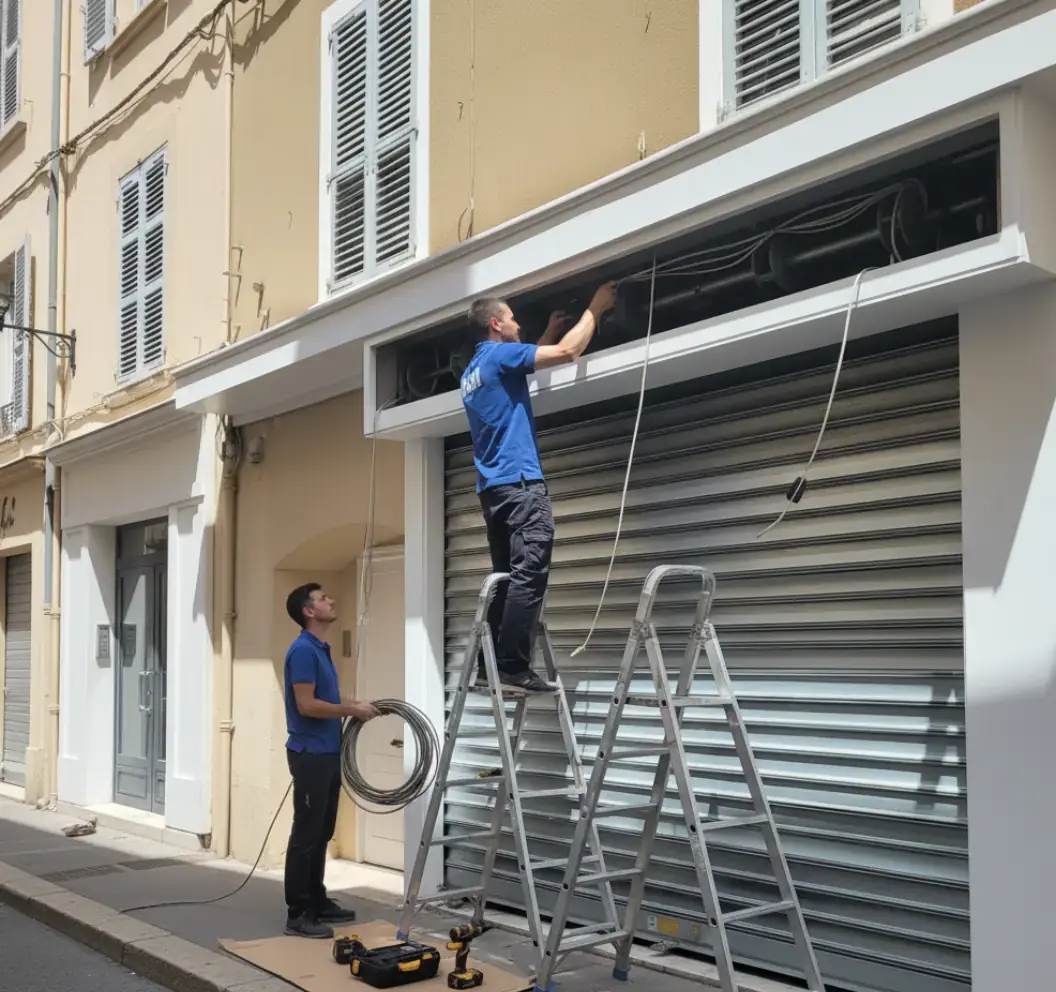 Motorisation rideau métallique - Automatisation à Saint-Denis - DRM Saint-Denis