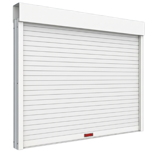 Rideau métallique lames pleines gris - Installation rideau métallique à Drancy - DRM Saint-Denis